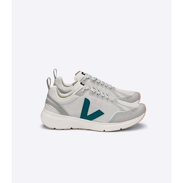 Veja CONDOR 2 ALVEOMESH Schoenen Dames Grey/Green | BE 494DFM